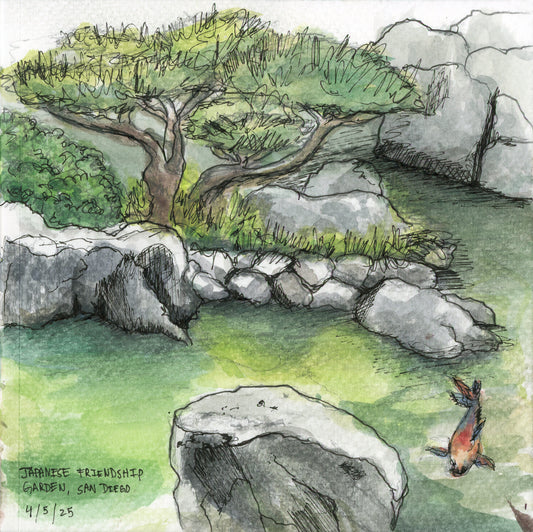 "Japanese Friendship Garden, San Diego" - Print