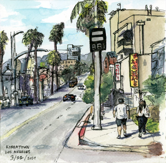 "Koreatown, Los Angeles" - Print