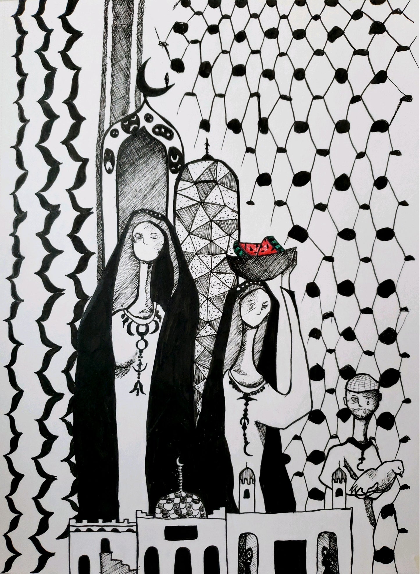 "Resilience" - Ink Drawing (Original)